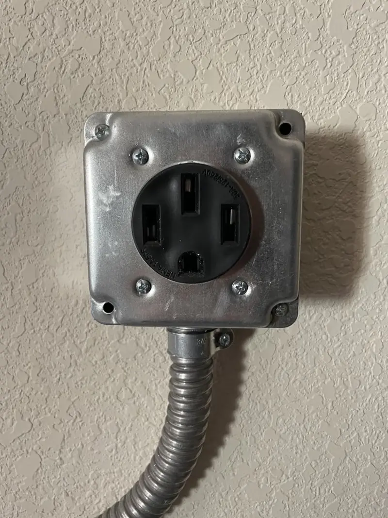 NEMA 14-50 outlet installed for Smart Home Electrical in Union